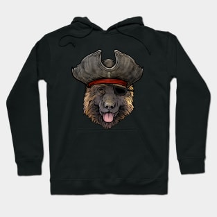 German Shepherd Pirate Hoodie